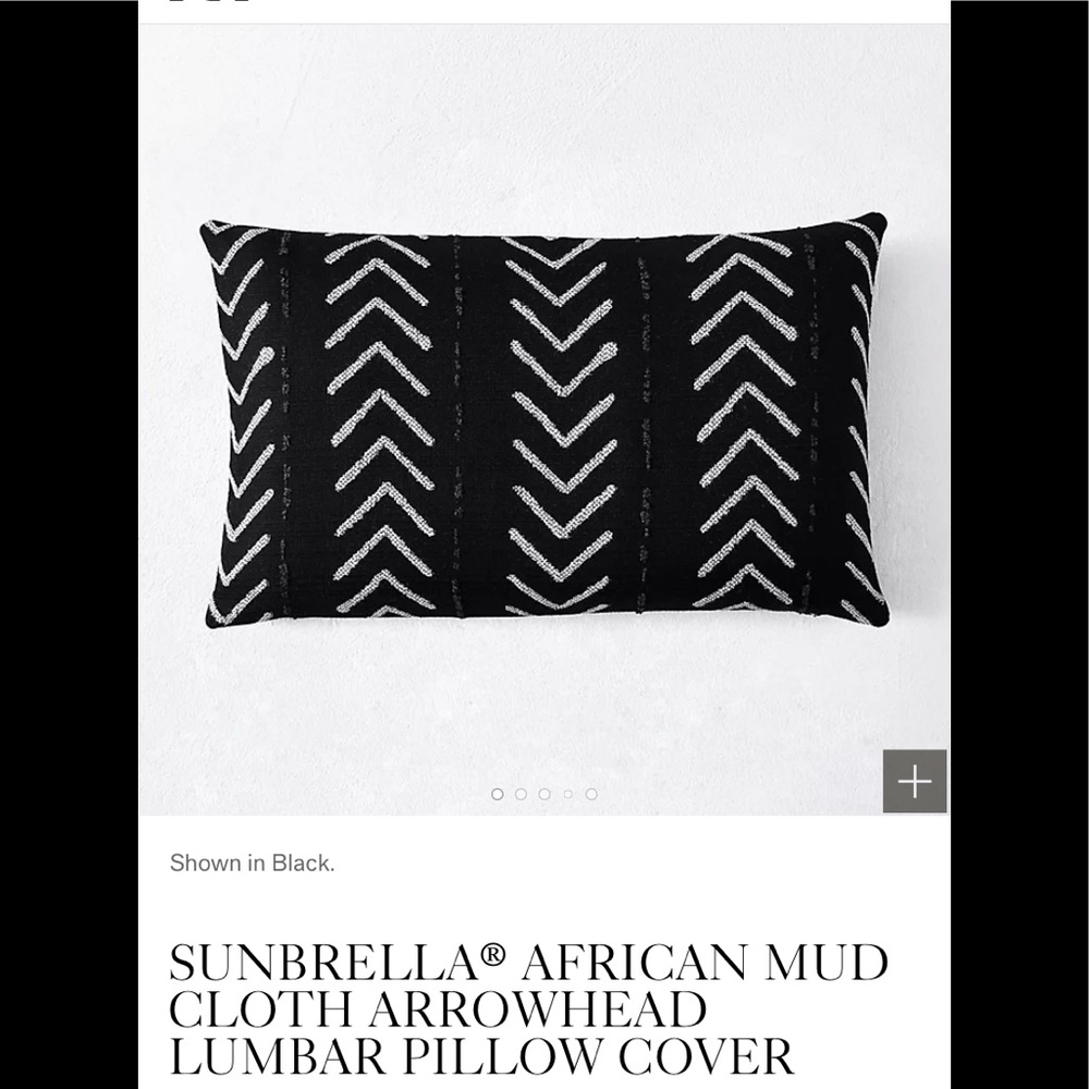 3 restoration hardware Subrela pillow covers. NEW